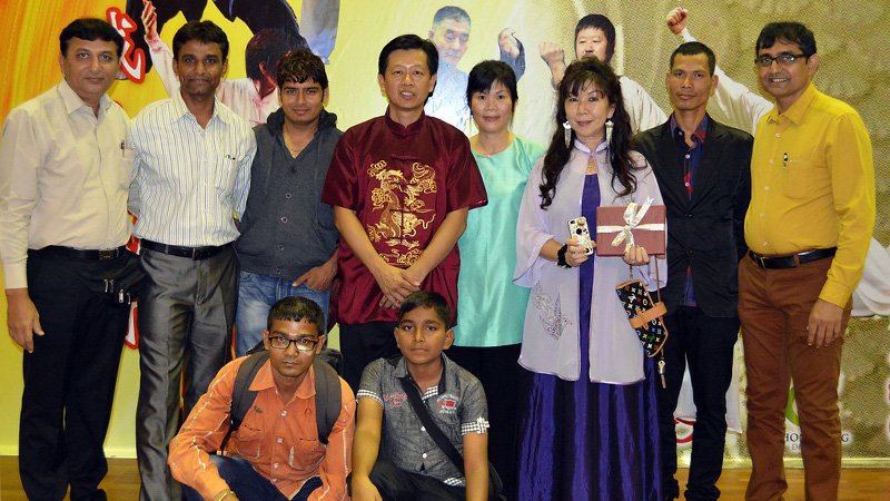 with Organizer of the event
